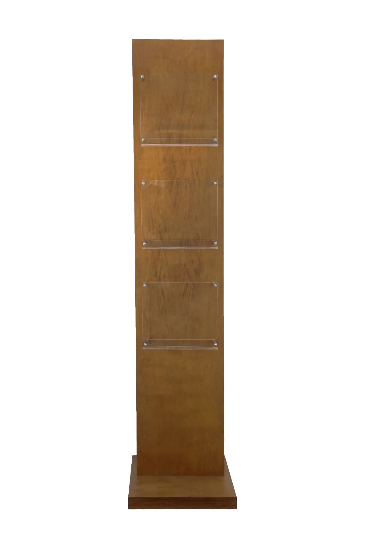 Çift Taraflı Akrilik Cepli Ahşap Katalog Standı – 3