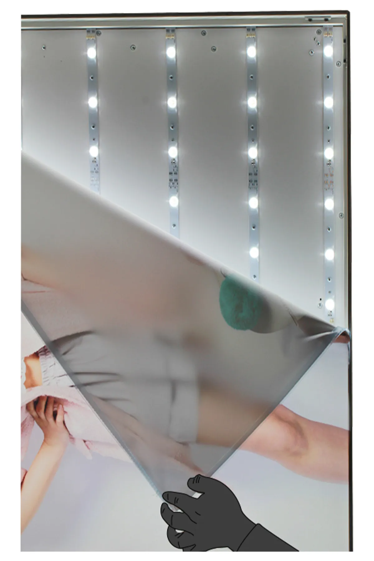 Tek Taraflı Işıklı Tekstil Çerçeve – 4