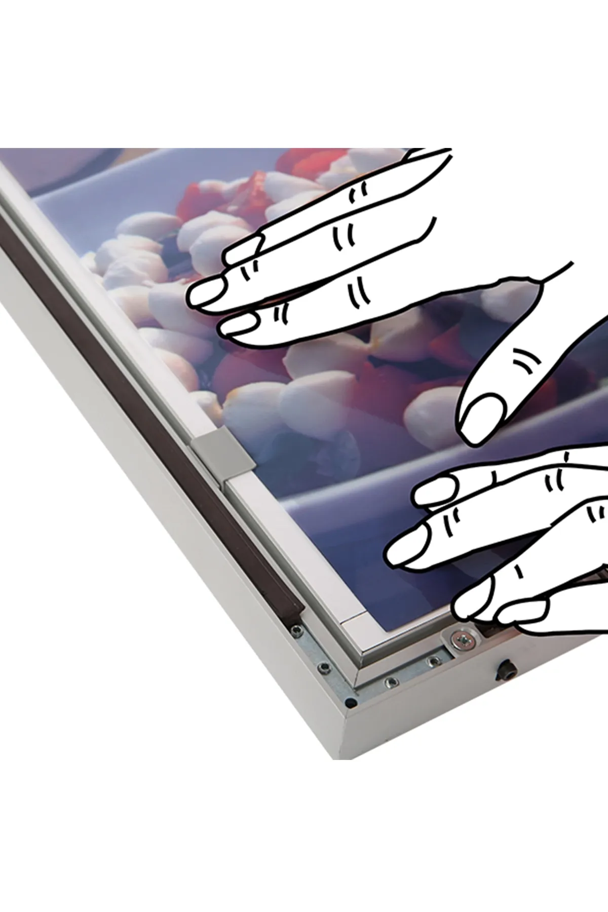 Manyetik LED Işıklı Kutu Tek Taraflı – 4